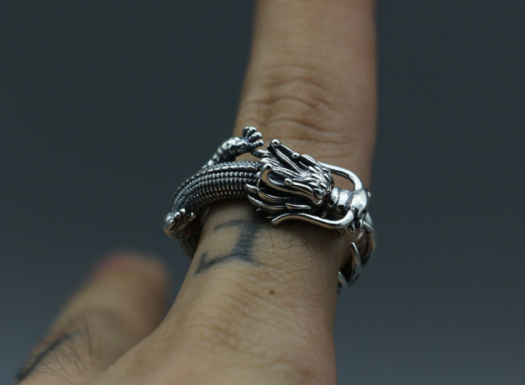 Silver Ring - "Dragon Head"