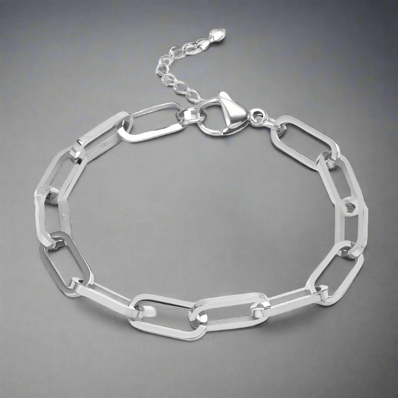 Steel Bracelet - "Paperclip"
