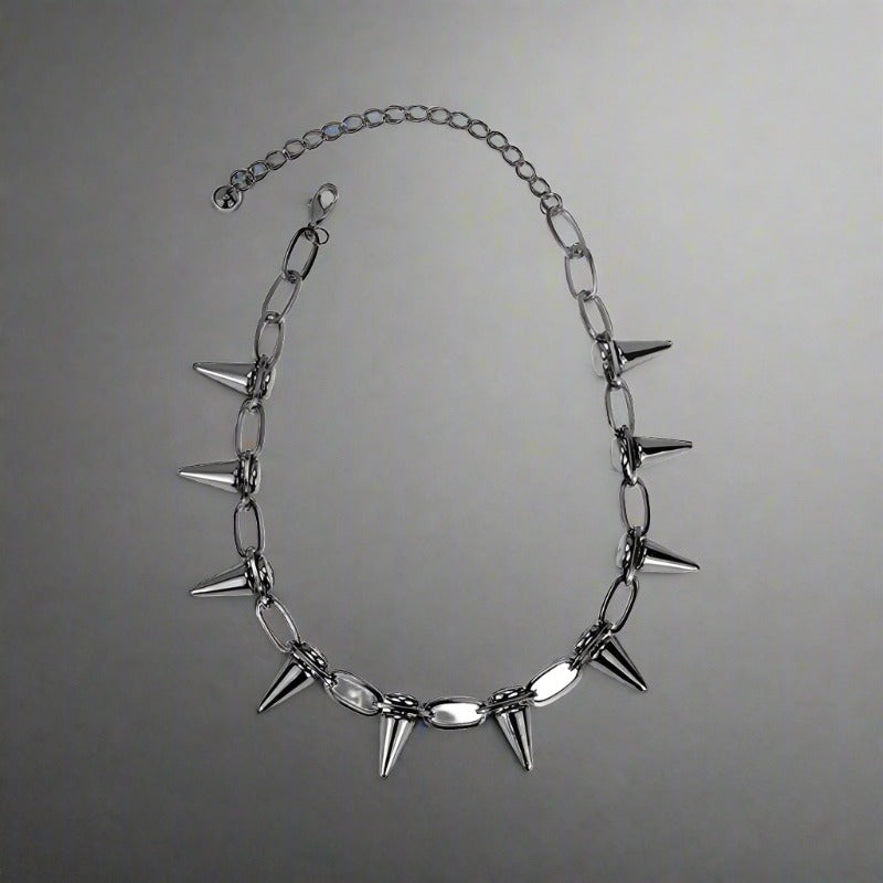 Steel Necklace-  "Thorns"