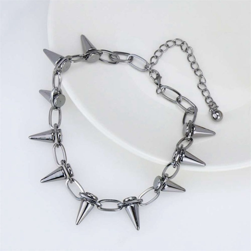 Steel Necklace-  "Thorns"