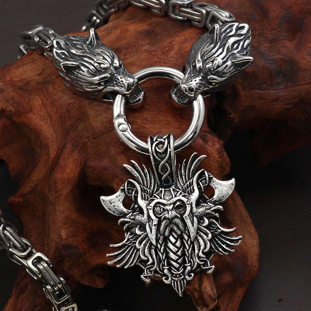 Steel Necklace - "Nordic Slayer"