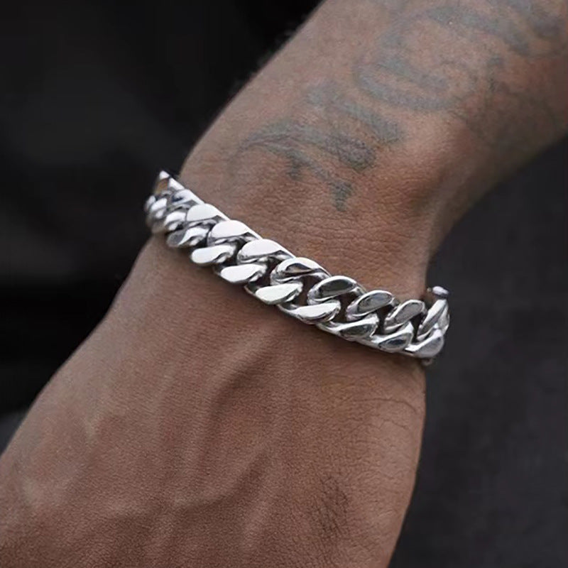 Cuban Chain Bracelet - "Faith"