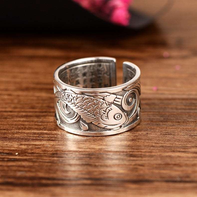 Silver Ring - "KOI"