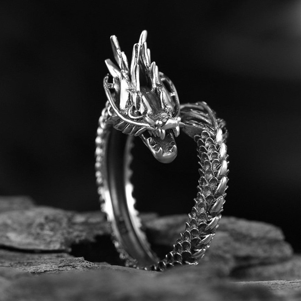 Steel Ring - "Dragon"
