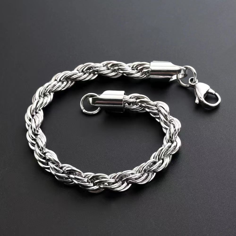 Steel Bracelet - "Twist"