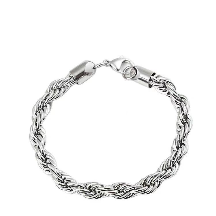 Steel Bracelet - "Twist"
