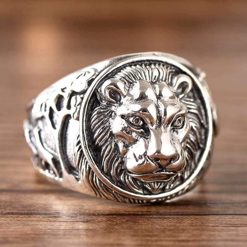 Silver Ring - "Lion Head"