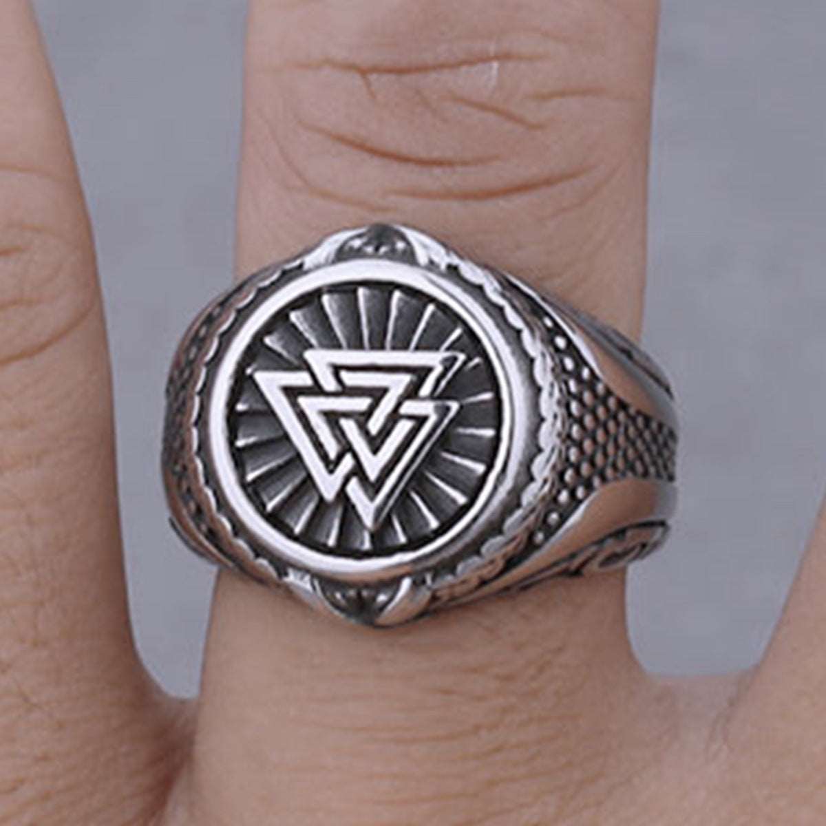 Steel Ring - "Rune"